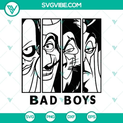 bad boys svg bad witches boy svg scary halloween svg