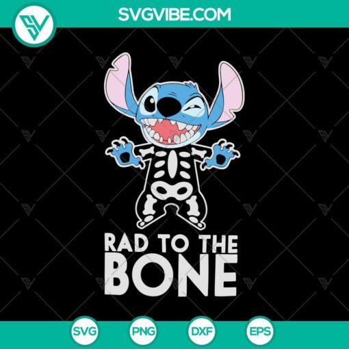 bad to the bone svg stitch skeleton svg stitch halloween svg