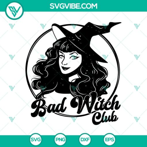 bad witch club svg witches svg halloween svg