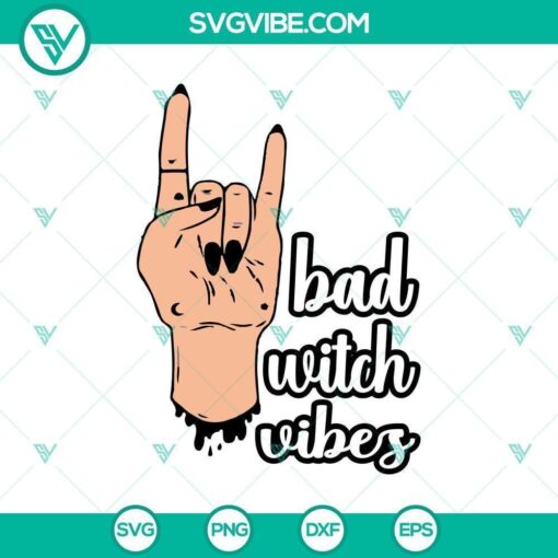 bad witch vibes svg halloween svg horror svg halloween scary svg