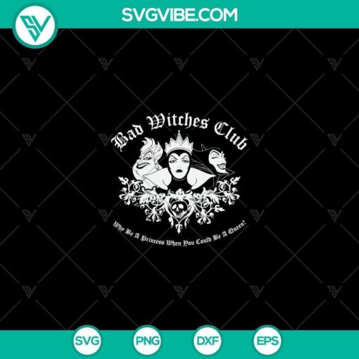 bad witches club svg disney bad witches svg halloween svg