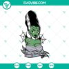 Beauty Never Dies SVG featuring Bride Of Frankenstein for Halloween crafts and projects.