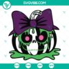 Beetlejuice Head Pumpkin Bow SVG | Spooky Halloween Cut Files 3