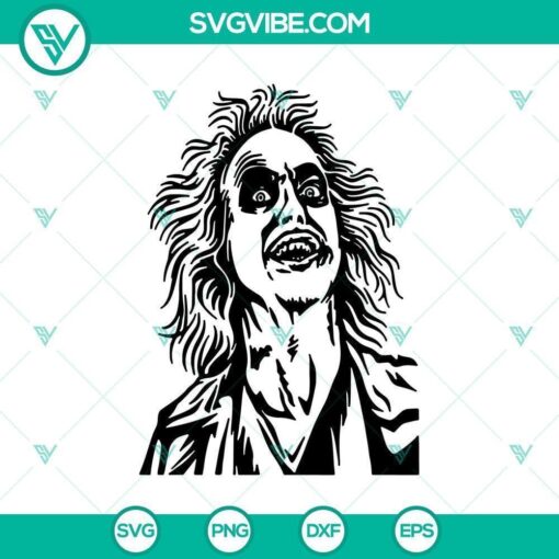 beetlejuice outline svg beetlejuice svg horror film svg halloween svg