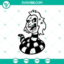Beetlejuice Snake SVG, Beetlejuice SVG, Halloween SVG