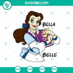 Halloween, SVG Files, Walt Disney SVG, Bella Belle SVG, Belle Halloween SVG, 24