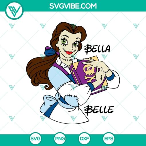 bella belle svg belle halloween svg belle clown svg