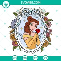 Belle Mirror Bow SVG | Disney Princess Belle Cut Files