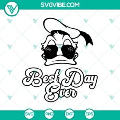 Best Day Ever Donald Duck SVG, Horror SVG, Scary SVG, Halloween SVG