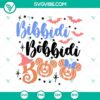 Bibbidi Bobbidi Boo Halloween SVG Cut Files for Cricut & Silhouette, Witch Hat, Pumpkin, Cauldron, Ghost. EPS, DXF, PNG Formats.
