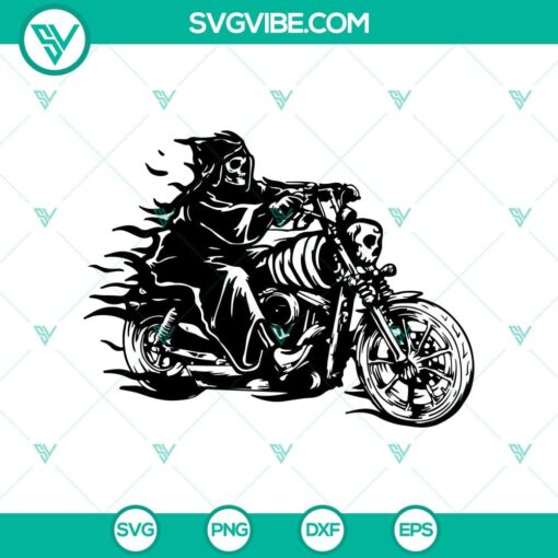 biker grim reaper svg death svg horror svg halloween svg