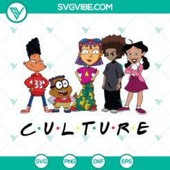 Black Cartoonss Friends Culture SVG | Melanin Magic Cut Files
