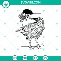 Black Crows Halloween SVG, Halloween SVG, Scary SVG, Oct 31 SVG
