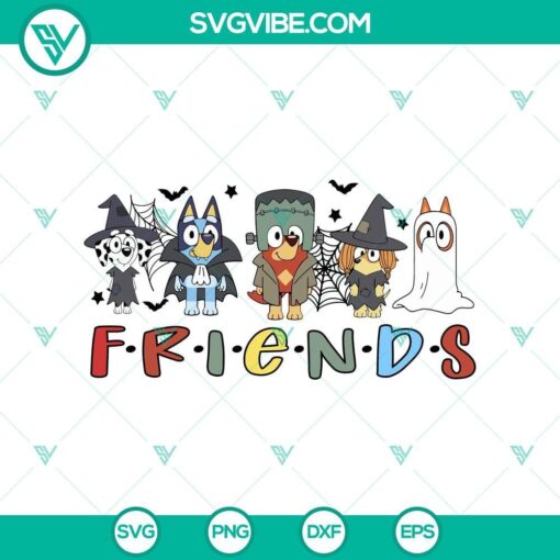 bluey bingo friend halloween svg dxf eps png cut files