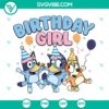 Bluey Dog Birthday Girl SVG | Cute Party Cut Files 2