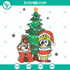 Bluey Dog Christmas SVG DXF EPS PNG Files