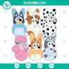 Bluey Family Easter SVG | Holiday Celebration Cut Files 2