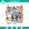 Bluey family Halloween SVG cut files for Cricut & Silhouette - spooky and fun designs in SVG, DXF, EPS, and PNG formats.