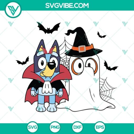 bluey in vampire costume svg dxf eps png cut files