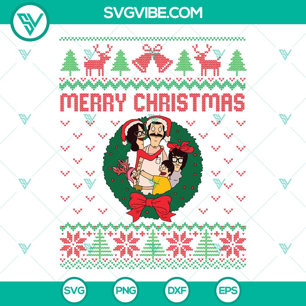 Bob’s Burgers Family Merry Christmas SVG | Cartoons Holiday Cut Files Bob’s Burgers Family Merry Christmas SVG | Cartoons Holiday Cut Files