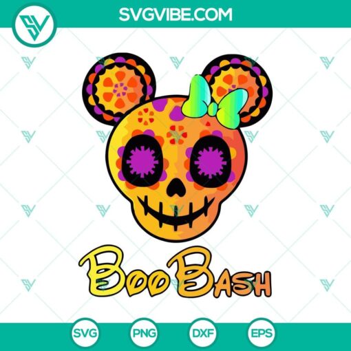 boo bash minnie head svg halloween svg minnie svg oct 31 svg