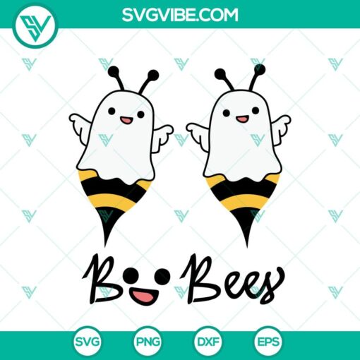 boo bees svg halloween svg scary svg oct 31 svg