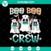 Boo Boo Crew Nurse Halloween Ghost Costume Matching SVG with Scary and Horror Elements for Halloween Celebrations.