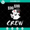 Boo Boo Crew SVG design with Halloween and Scary elements, perfect for October 31 celebrations.