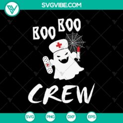 Boo Boo Crew SVG, Halloween SVG, Scary SVG, Oct 31 SVG
