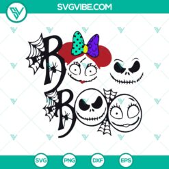 Halloween, SVG Files, The Nightmare Before Christmas SVG, Boo Boo Halloween SVG 17