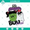 Spooky Boo Crew Halloweentown SVG with scary Halloween elements for crafting.