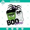 Boo Crew SVG spooky design for Halloween crafting projects.