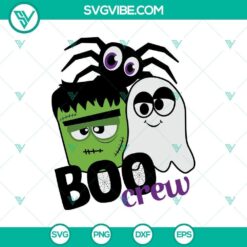 Boo Crew SVG, Scary SVG, Halloween SVG