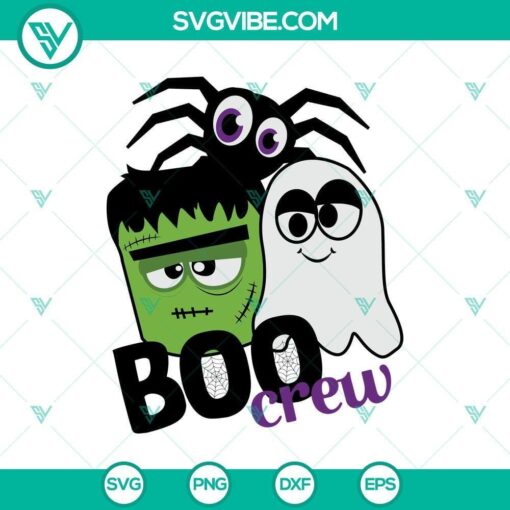 boo crew svg scary svg halloween svg