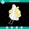 Spooky Boo Girl SVG design for Halloween with horror and scary elements, ideal for DIY craft projects.