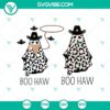 Boo Haw, Boo Cow Boy, Boo Halloween themed SVG design for digital crafting. Great for Halloween projects.