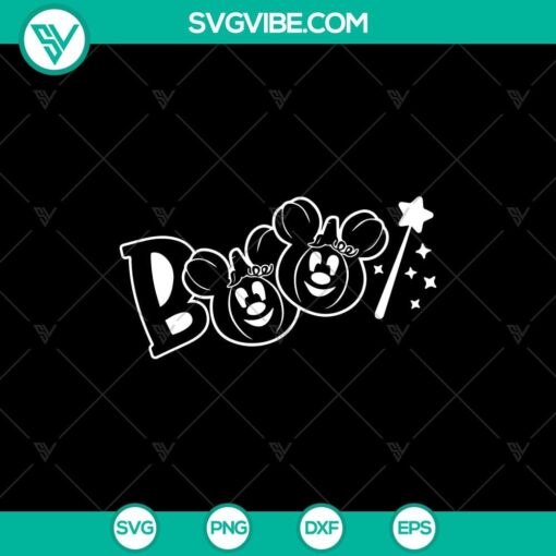 boo mickey head pumpkin svg boo halloween svg mickey halloween svg