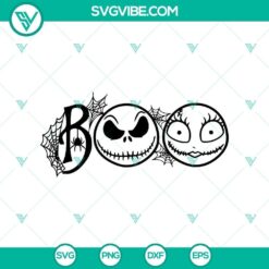 Halloween, SVG Files, The Nightmare Before Christmas SVG, Boo Nightmare SVG, 22