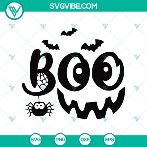 boo scary face svg boo scare svg halloween svg