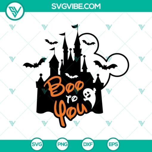 boo to you svg disney halloween svg mickey and minnie svg