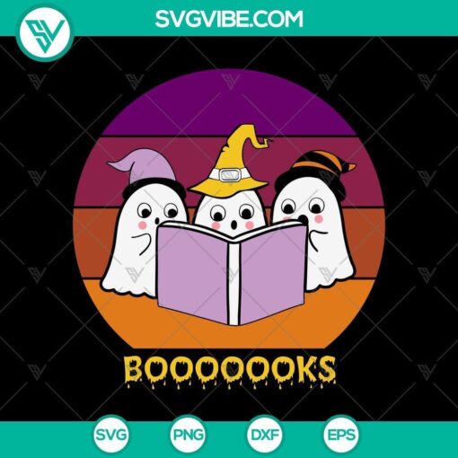 boooooks funny book ghost halloween svg halloween scary svg halloween svg