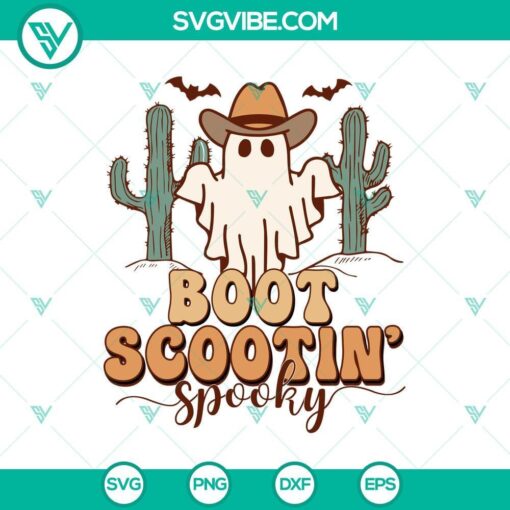 boot scootin8217 spooky svg dxf eps png cut files