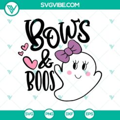 Bows Boos SVG, Boos Halloween SVG, Scary SVG, Horror SVG