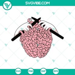 Brain Kitting SVG, Horror SVG, Halloween SVG
