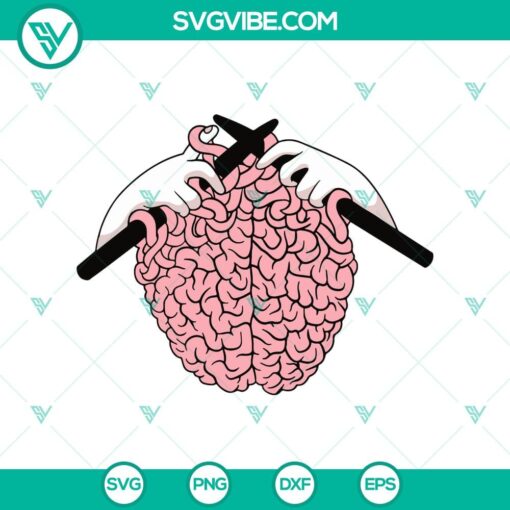 brain kitting svg horror svg halloween svg