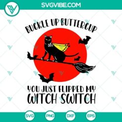 Buckle Up Buttercup SVG, Horror SVG, Halloween SVG, Halloween Scary SVG