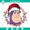 Buzz Lightyear Santa Hat design in SVG, DXF, EPS, PNG formats. Perfect for Christmas crafts and decorations.