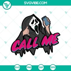 Call Me Scream SVG, Ghost Calling SVG, Halloween SVG