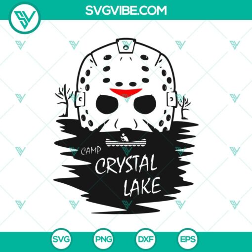 camp crystal lake svg halloween svg scary svg horror svg