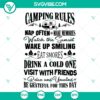 Camping Rules Summer SVG, Camping Rules SVG, Caping Life Cut Files For Cricut 3